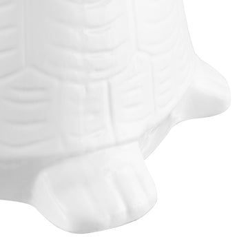 Caspian 14.75" Modern Bohemian Ceramic Turtle Indoor/Outdoor Garden Stool